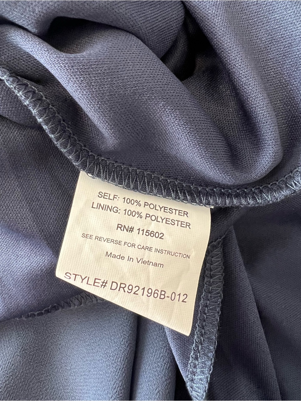 Francesca’s blue halter dress Size M Fit and flare Flowy Pleated neck Dressy NWT - Picture 8 of 9